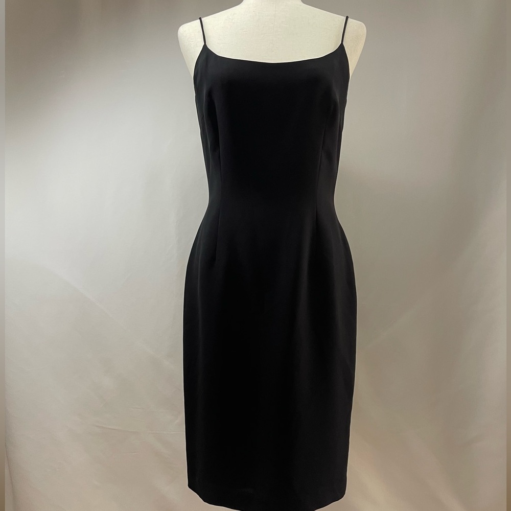 Maggy London - Black Sheath Dress w/Spaghetti Straps